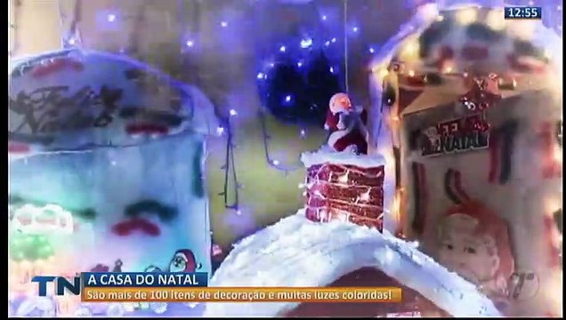 'Casa do Natal' chama a atenção em Vila Velha