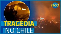 Incêndio atinge Viña del Mar, no Chile, e deixa ao menos 2 mortos