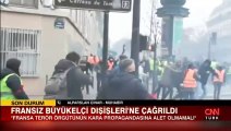 Fransa büyükelçisi Dışişleri Bakanlığı'na çağrıldı