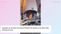 Emmanuel Philibert de Savoie : Gros délire avec ses filles Vittoria et Luisa au ski, Clotilde Courau grande absente...