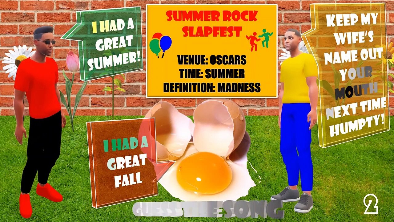 Funny WILL SMITH/DJ JAZZY JEFF Joke Challenge. Guess the song from the humorous animation!