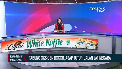 Tabung Oksigen Bocor, Asap Putih Tutupi Jalan Jatinegara