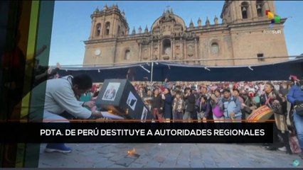 Télécharger la video: teleSUR Noticias 11:30 26-12: Pdta. de Perú destituye a autoridades regionales