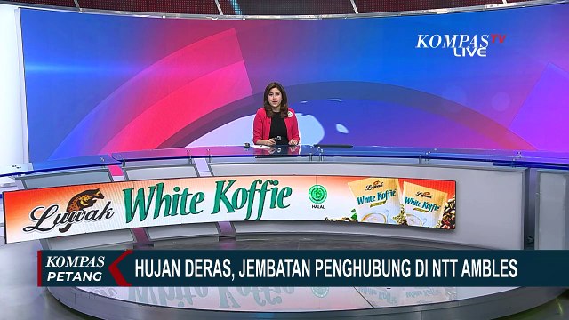 Hujan Deras, Jembatan Penghubung di Nusa Tenggara Timur Ambles!