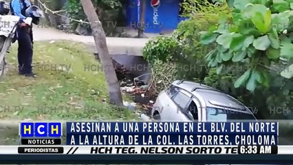 Le quitan la vida a conductor en bulevar del Norte, #Choloma