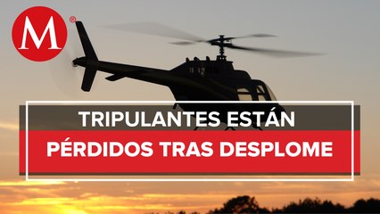 Helicóptero se desploma en la Sonda de Campeche; tripulación está desaparecida