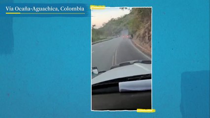 Tractomula impacta contra otro vehículo en una carretera de Colombia