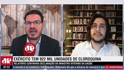 Politização da cloroquina_ Constantino e Joel discordam sobre uso do remédio