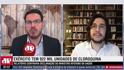 Politização da cloroquina_ Constantino e Joel discordam sobre uso do remédio