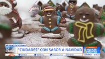Recrean ciudades europeas con pan de jengibre y chocolate
