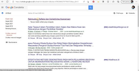 Cara export Bibtext dari Google Scholar dan import ke Orchid