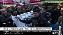 Fusillade à Paris - Regardez le moment précis où la manifestation a dégénéré, hier en fin d'après-midi, provoquant des affrontements avec les forces de l'ordre