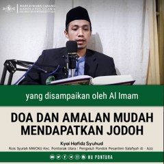 Doa di Permudah Mendapatkan Jodoh