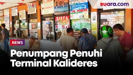 Jelang Libur Nataru, Penumpang Mulai Penuhi Terminal Kalideres Jakarta Barat