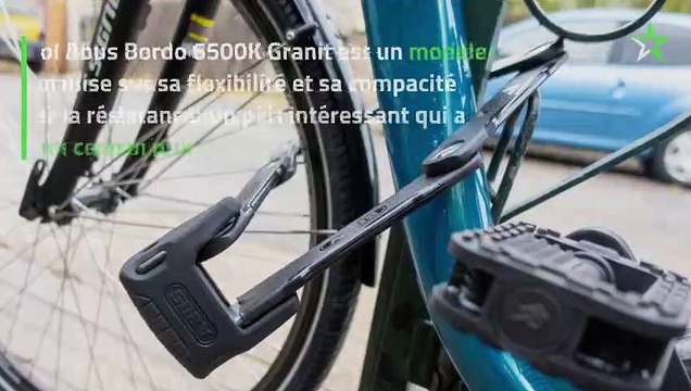 Test Abus Bordo 6500K Granit : un antivol pliant très pratique et résistant