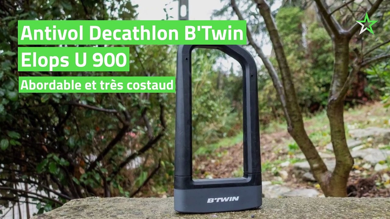 Cadenas Antivol Vélo BTWIN 500 – Noir – Occasion Décathlon