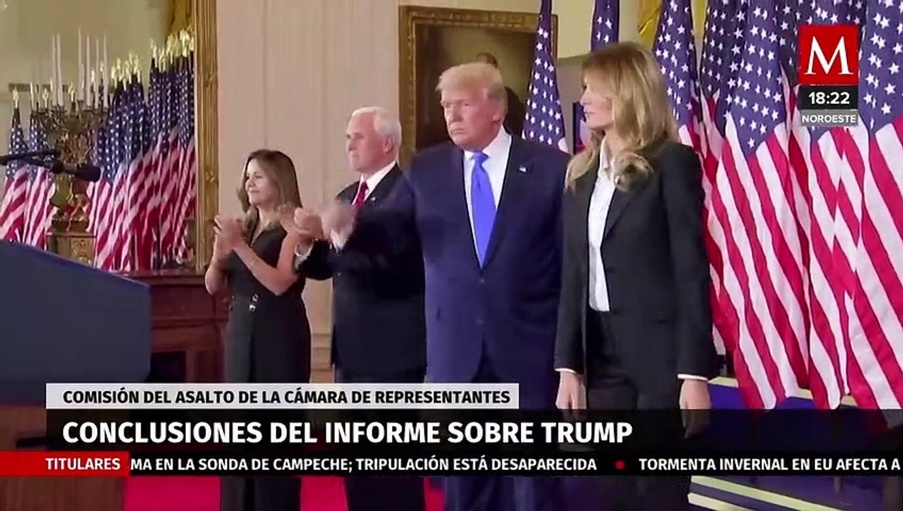 Conclusiones del informe sobre Donald Trump y el asalto al Capitolio