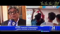 Trujillo: estudiantes de secundaria destrozan su colegio como celebración por fin del año escolar