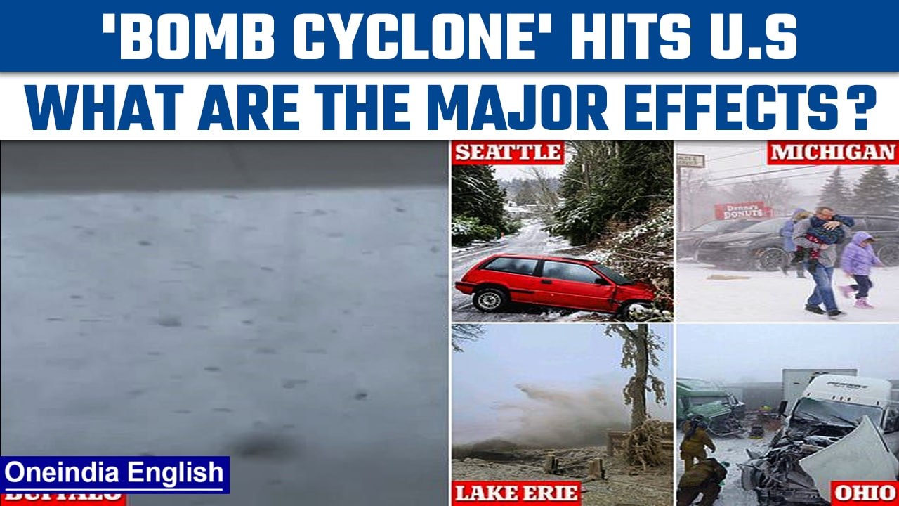 US hit by 'Bomb Cyclone', brings rolling blackouts, power outages | Oneindia News *International
