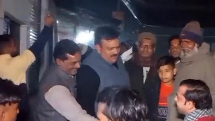 बिजनौरःपूर्व विधायक हाजी नईम उल हसन ने सपा प्रत्याशी के पक्ष में चलाया जनसम्पर्क अभियान