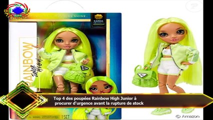 Top 4 des poupées Rainbow High Junior à  procurer d'urgence avant la rupture de stock