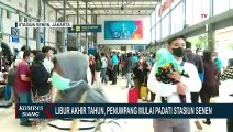 Satu Hari Jelang Hari Raya Natal, Bandara Soekarno Hatta dan Stasiun Senen Terpantau Ramai Penumpang