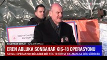4 ilde 'Eren Abluka Sonbahar Kış-18 Operasyonu' başlatıldı! Bakan Soylu: Tek bir terörist kalmayana kadar sürecek