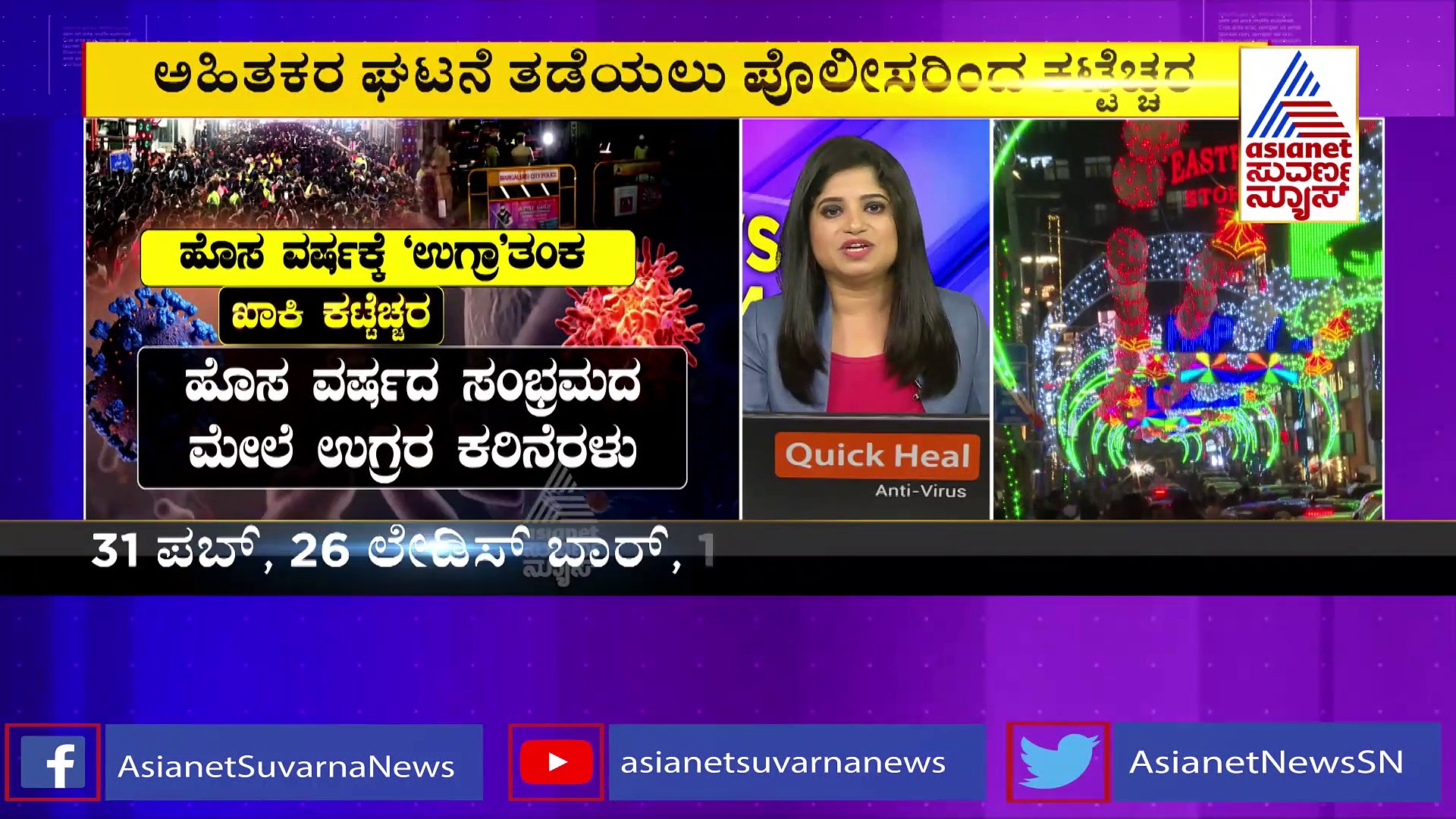 New Year party: ಹೊಸ ವರ್ಷಾಚರಣೆ ಮೇಲೆ ಉಗ್ರರ ಕಣ್ಣು: ಹದ್ದಿನ ಕಣ್ಣಿಟ್ಟ ಖಾಕಿ ಪಡೆ 