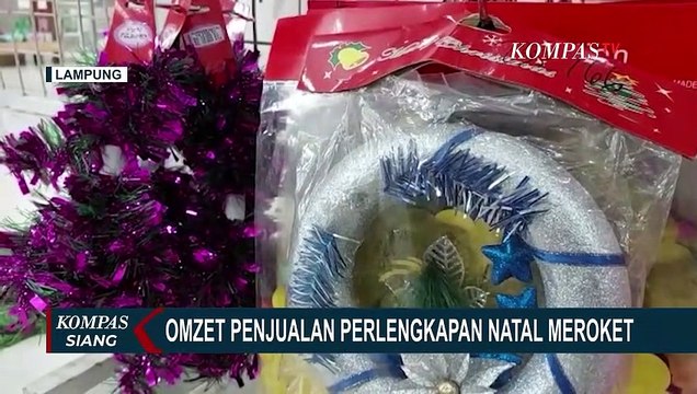 Banjir Pembeli, Omzet Toko Pernak-pernik Natal di Bandar Lampung Meningkat!
