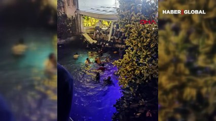 Bebek'te çöken restoran iskelesine ilişkin yeni görüntüler ortaya çıktı