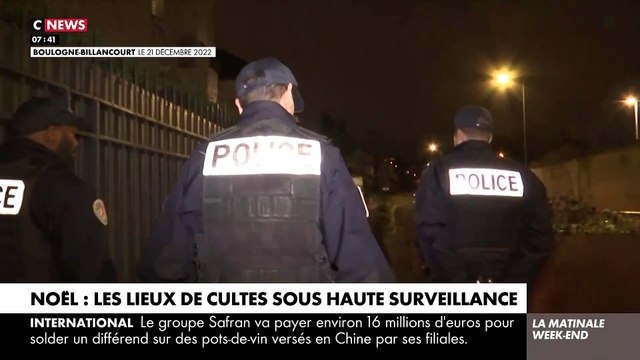 Noël: Les lieux de culte placés sous très haute surveillance à la demande du ministre de l'Intérieur Gérald Darmanin face aux tensions et en raison du niveau très élevé de menace terroriste