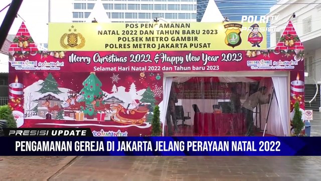 Sat Brimob Dan Gegana Polda Metro Jaya Gelar Sterilisasi Di Gereja Immanuel Jelang Ibadah Malam Natal