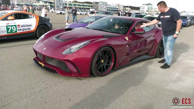 Novitec N-Largo S Ferrari F12 Berlinetta - LOUD Accelerations and Revs -