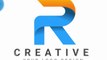 3D letter R logo design in gradients style How to make in pixellab tutorial