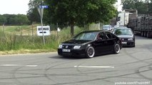 Crazy Sleeper Accelerations after carshow-- 400HP Bora R28 Compressor - 650HP Golf 3 VR6 Turbo