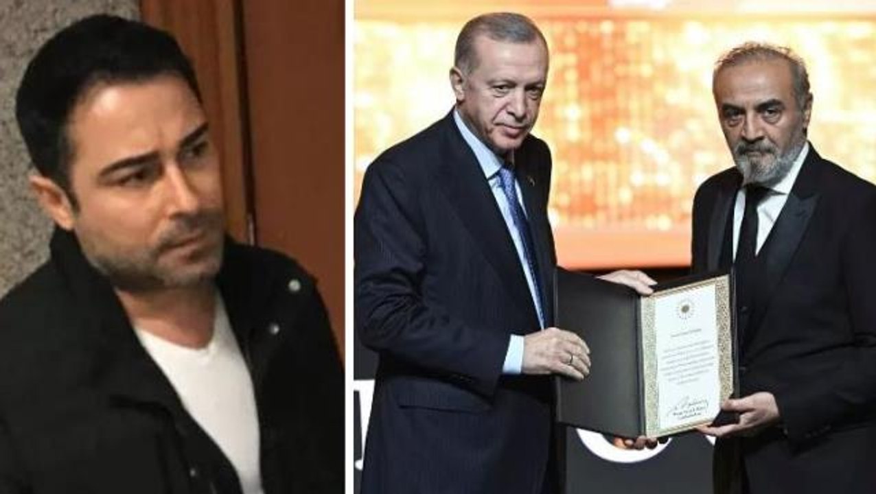 Atilla Taş'tan Erdoğan'ın elinden ödül alan Yılmaz Erdoğan'a sert sözler: Otlu peynir kokulu abimiz
