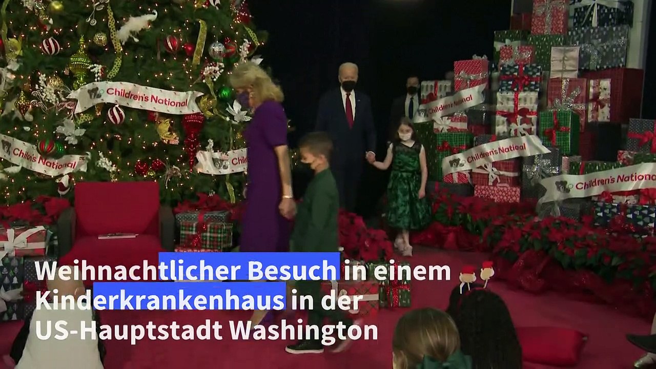 Joe und Jill Biden besuchen Kinderkrankenhaus