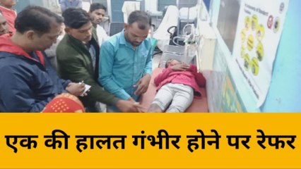 भदोही: बोलेरो ने बाइक सवार को मारी टक्कर, तीन घायल, देखें वीडियो