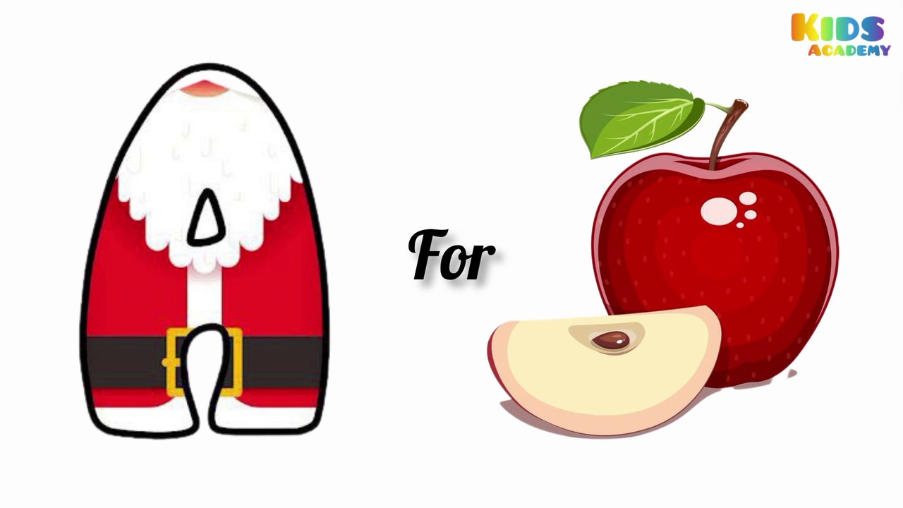 A for Apple Alphabet A to Z Complete book for kids, Early Childhood Education.