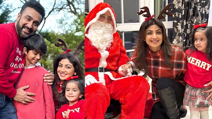 Shilpa Shetty London में Family के साथ Christmas Celebration Full Video Viral । *Entertainment