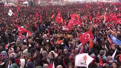 Cumhurbaşkanı Recep Tayyip Erdoğan, Erzurum'da