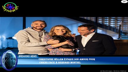Christophe Willem évoque son amour pour  chiens face à Bernard Montiel