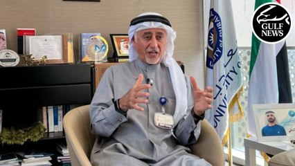 Emirati academic Dr. Eesa Mohammed Bastaki who lives by the motto 'Made in UAE, Sold Globally'