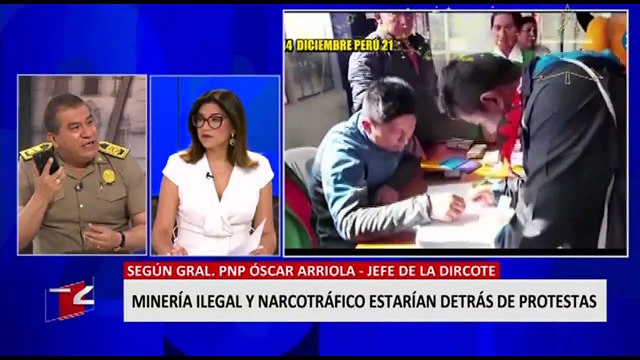 Óscar Arriola, jefe de la Dircote: “Se han identificado integrantes de Sendero Luminoso en protestas”