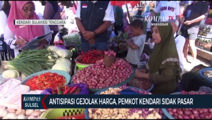 Antisipasi Gejolak Harga, Pemkot Kendari Sidak Pasar