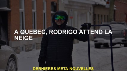 Au Québec, Rodrigo attend la neige