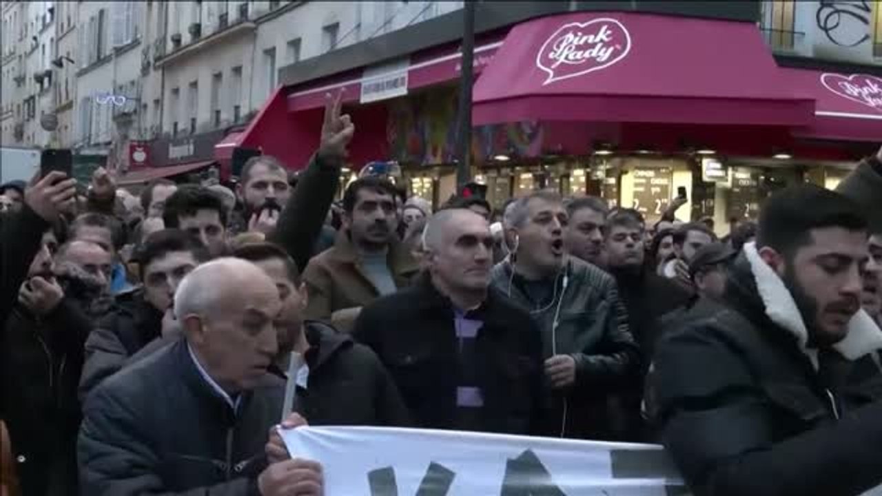 Se repiten los graves incidentes en París en las protestas por el asesinato de los tres activistas kurdos