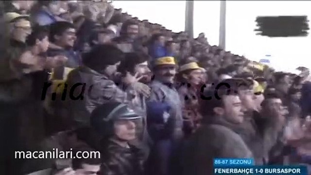 Fenerbahçe 1-0 Bursaspor [HD] 25.10.1986 - 1986-1987 Turkish 1st League Matchday 10