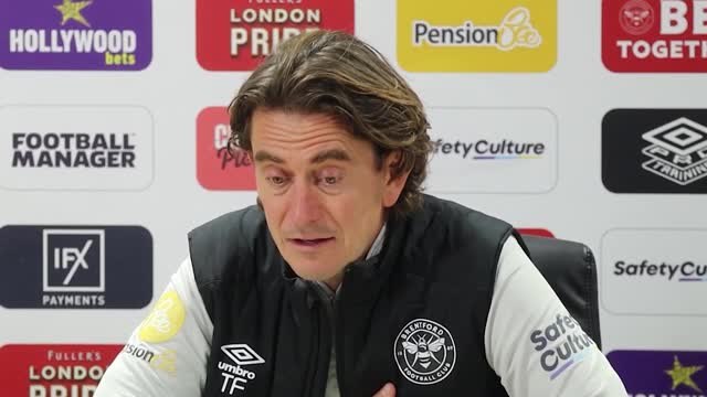 Brentford - Frank : “Nous essayons de soutenir Ivan Toney de la meilleure façon possible”