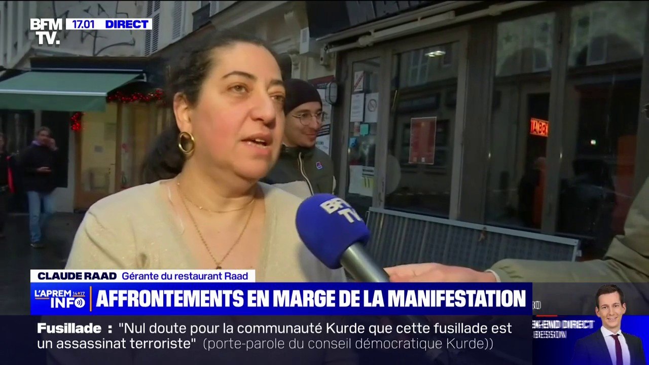 Débordements en marge du rassemblement en soutien aux Kurdes: "On a vécu 2h de guerre", raconte cette commerçante